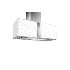 CAPPA DA INCASSO FALMEC ALPHABET LED PARETE 97 VETRO TEMPERATO