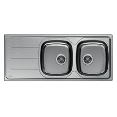 LAVELLO 2 VASCHE 116X50 ARISTON HOTPOINT SN 116M2S X HA