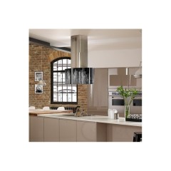 CAPPA DA INCASSO FALMEC MIRABILIA MANHATTAN LED MAXI ISOLA 85 IN VETRO