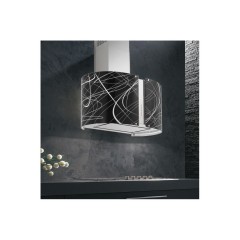 CAPPA DA INCASSO FALMEC MIRABILIA PENELOPE LED PARETE 67 IN VETRO