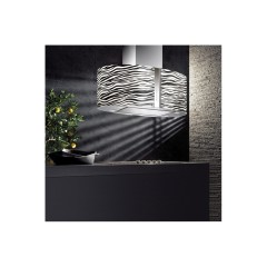 CAPPA DA INCASSO FALMEC MIRABILIA ZEBRA LED PARETE 67 IN VETRO
