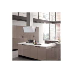 CAPPA DA INCASSO FALMEC DESIGN BUTTERFLY ISOLA 90 IN VETRO BIANCO