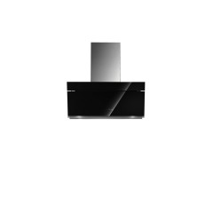 CAPPA DA INCASSO FALMEC DESIGN BUTTERFLY ISOLA 90 IN VETRO NERO