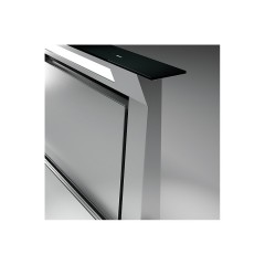 CAPPA DA INCASSO ASPIRANTE FALMEC DESIGN DOWN DRAFT 90 IN VETRO TEMPERATO NERO