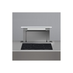 CAPPA DA INCASSO FILTRANTE FALMEC DESIGN DOWN DRAFT 120 IN VETRO TEMPERATO BIANCO