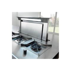 CAPPA DA INCASSO FILTRANTE FALMEC DESIGN DOWN DRAFT 120 IN ACCIAIO