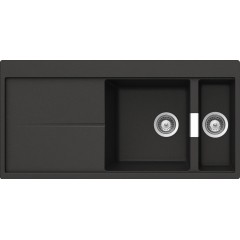 LAVELLO 1+1/2 VASCA DX HORIZONT D150 A 90 SCHOCK HOND150A90