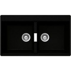 LAVELLO 2 VASCHE HORIZONT N200 A 84 SCHOCK HONN200A84