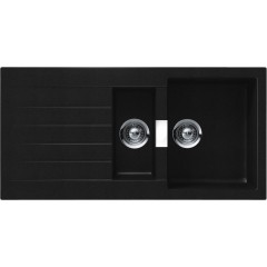 LAVELLO 1 + 1/2 VASCA SIGNUS D150 A 84 SCHOCK SIGD150A84