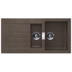 LAVELLO 1 + 1/2 VASCA SIGNUS D150 A 87 SCHOCK SIGD150A87