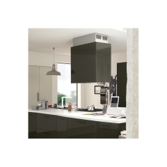 CAPPA DA INCASSO FALMEC DESIGN LAGUNA ISOLA 90 IN VETRO NERO