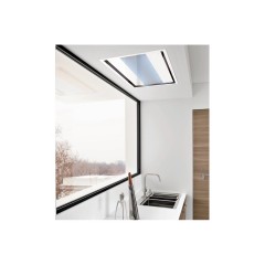 CAPPA A SOFFITTO DA INCASSO FALMEC DESIGN NUVOLA 90 FINITURA ACCIAIO INOX SPAZZOLATO