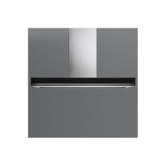 CAPPA DA INCASSO FALMEC DESIGN BLADE PARETE 90 IN VETRO TEMPERATO NERO