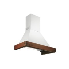 CAPPA DA INCASSO FALMEC CLASSIC DORA PARETE 120 A 450m3/h IN ACCIAIO VERNICIATO GOFFRATO BIANCO