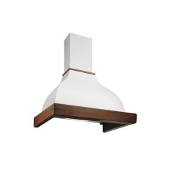 CAPPA DA INCASSO FALMEC CLASSIC IRIS GARDENIA PARETE 90 A 450m3/h IN ACCIAIO VERNICIATO BIANCO