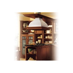 CAPPA DA INCASSO FALMEC CLASSIC IRIS MALIZIA ISOLA 90 A 600m3/h IN ACCIAIO VERNICIATO BIANCO