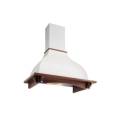 CAPPA DA INCASSO FALMEC CLASSIC IRIS TULIP PARETE 120 A 600m3/h IN ACCIAIO VERNICIATO BIANCO