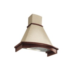 CAPPA DA INCASSO FALMEC CLASSIC MIMOSA SPATOLATO PARETE 90 A 450m&sup3;/h IN ACCIAIO 