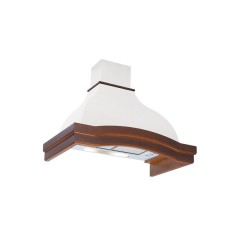 CAPPA DA INCASSO FALMEC CLASSIC ORCHIDEA PARETE 90 A 450m3/h IN ACCIAIO VERNICIATO BIANCO