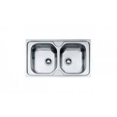 LAVELLO 2 VASCHE FRANKE OLL 620-L ONDA LINE  8886586