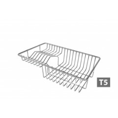 CESTELLO PORTAPIATTI INOX FOSTER  8100 304