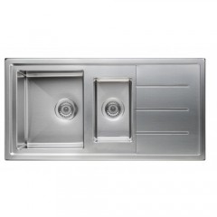 LAVELLO 2 VASCHE 100X51 ARISTON HOTPOINT SK 10010W2 X HA