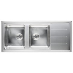 LAVELLO 2 VASCHE 116X51 ARISTON HOTPOINT SK 11630W2 X HA