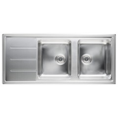LAVELLO 2 VASCHE 116X51 ARISTON HOTPOINT SK 11630W2S X HA