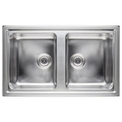LAVELLO 2 VASCHE ARISTON HOTPOINT SK 8630W2 X HA