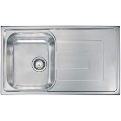 LAVELLO ACCIAIO INOX MICRODECORO COMO  3" 86x50 1 VASCA REVERSIBILE CM 010173 RCSSP