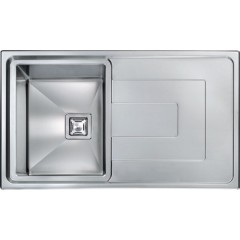 LAVELLO ACCIAIO INOX SATINATO VESTA 3" 86X50 1 VASCA REVERSIBILE CM 010803 RCSSP