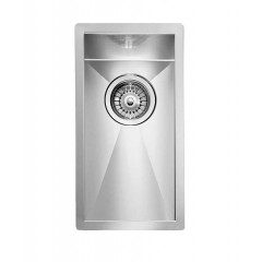 LAVELLO ACCIAIO INOX SATINATO FILO QUADRA 3" 23X45 1 VASCA FILOTOP CM 011920 XCSSP