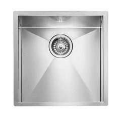 LAVELLO ACCIAIO INOX SATINATO FILO QUADRA 3" 45X45 1 VASCA FILOTOP CM 011921 XCSSP