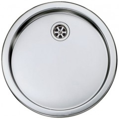 LAVELLO ACCIAIO INOX SATINATO CINZIA 43.5 PIATTO 1 VASCA CM 011931 XCSSX