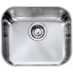 LAVELLO ACCIAIO INOX ANTIGRAFFIO CINZIA 3" 34.2X41 1 VASCA CM 011993 XCSSX