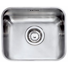 LAVELLO ACCIAIO INOX SATINATO CINZIA 3" 50X40 1 VASCA CM 011957 XCSSX