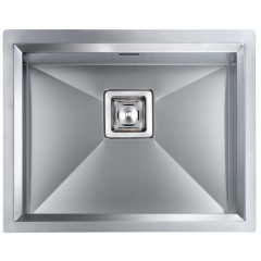 LAVELLO ACCIAIO INOX SATINATO GLAMOUR 3" 57X45 1 VASCA SLIM CM 0128102 XCSSP