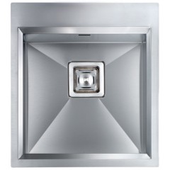 LAVELLO ACCIAIO INOX SATINATO GLAMOUR MIX 3" 45X50 1 VASCA SLIM CM 012821 XCSSP