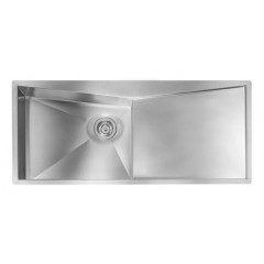 LAVELLO ACCIAIO INOX SATINATO SPACE 3" 116X50 1 VASCA A SINISTRA SLIM CM 012869 SCSSP