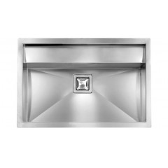 LAVELLO ACCIAIO INOX SATINATO ARIEL 3" 77X50 1 VASCA SOTTOTOP CM 012903 XCSSP