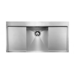 LAVELLO ACCIAIO INOX SATINATO FILO QUADRA MIX 3" 100X50 1 VASCA CENTRALE SLIM CM 012965 CCSSP