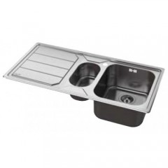 LAVELLO 1 VASCA E GOCCIOLATOIO A SINISTRA AMBIENT WHIRLPOOL AM 1050 IX LH