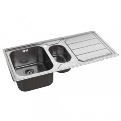 LAVELLO 2 VASCHE E GOCCIOLATOIO A DESTRA AMBIENT WHIRLPOOL AM 1050 IX 