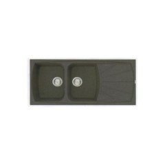 LAVELLO 2 VASCHE E GOCCIOLATOIO REVERSIBILE COUNTRY WHIRLPOOL CN 1150 NA