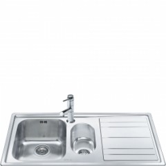 LAVELLO 2 VASCHE SMEG LEH102D