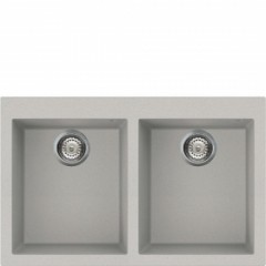 LAVELLO 2 VASCHE SMEG VZ3434AL