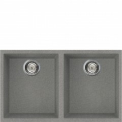 LAVELLO 2 VASCHE  SMEG VZUM3434TT