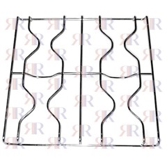 GRIGLIA IN FILO CROMATA A 4 FUOCHI 411 X 411mm
