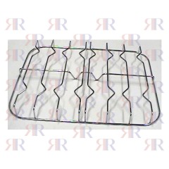 GRIGLIA IN FILO CROMATA A 4 FUOCHI 425 X 565mm