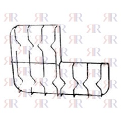 GRIGLIA IN FILO CROMATA A 3 FUOCHI 425 X 565mm